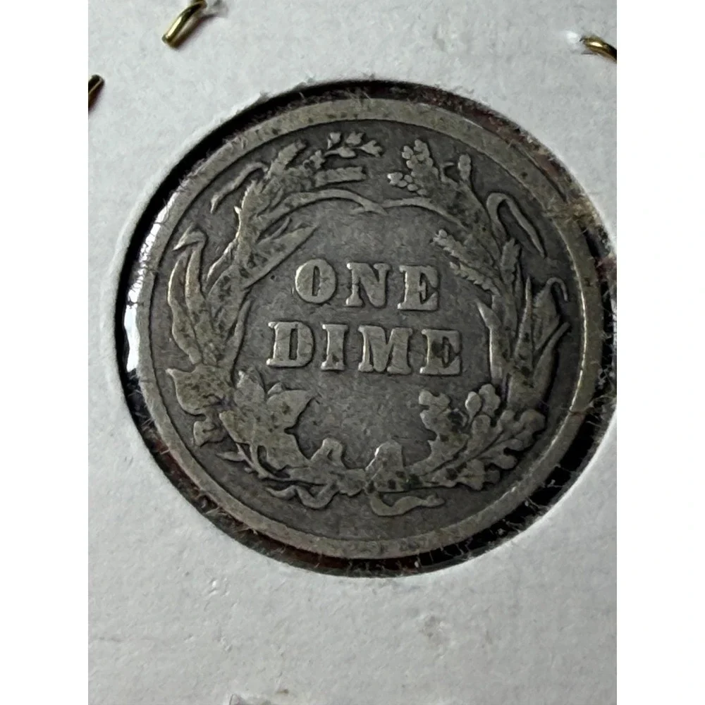 6pc Barber Dime Lot 1898 1908 1910 1911 1912-P 1914 US Silver Coins 90% Silver